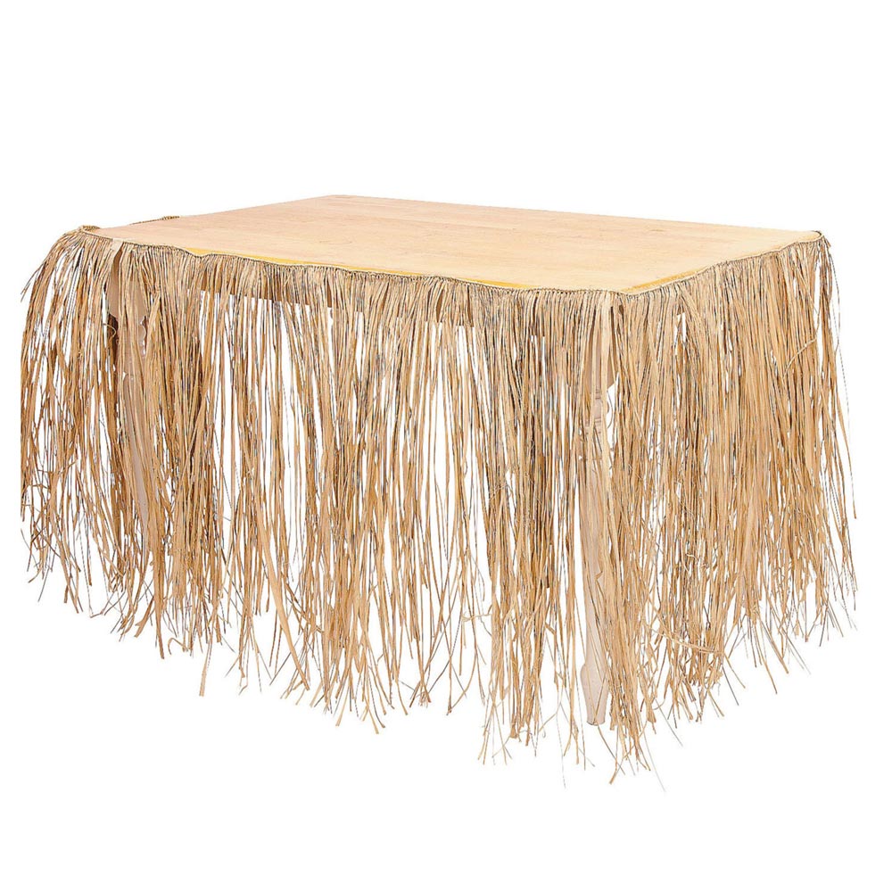 Table Skirt - Raffia Grass 29"X 9'