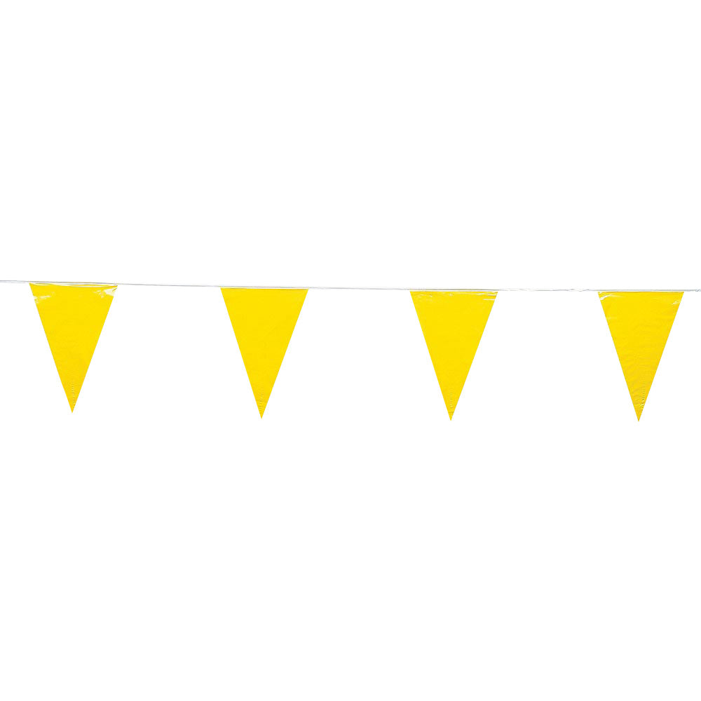 Pennant String - Yellow 100'