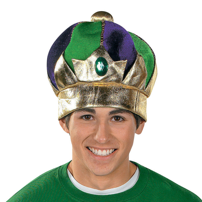 Plush Mardi Gras Crown