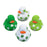 St. Patrick's Day Mini Shamrock Rubber Ducks 1.75" (24 PACK)