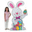 Cardboard Easter Bunny Stand-Up 5'