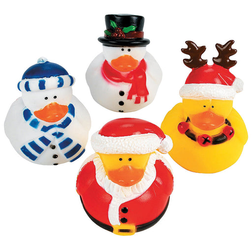 Vinyl Holiday Rubber Duckies 2" (DZ)