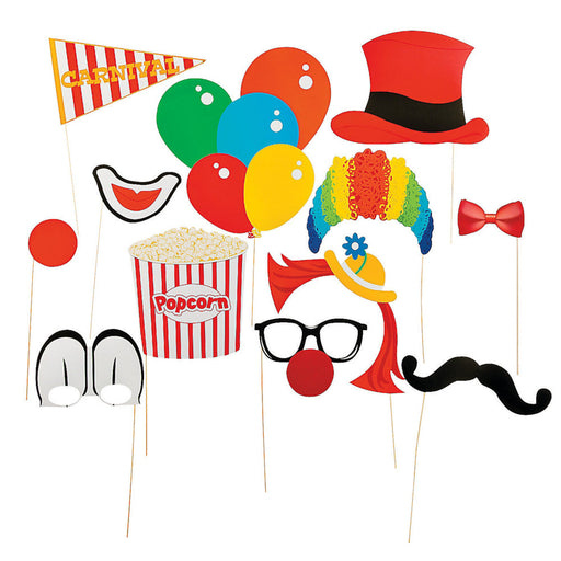 Carnival Photo Props (12 PACK)