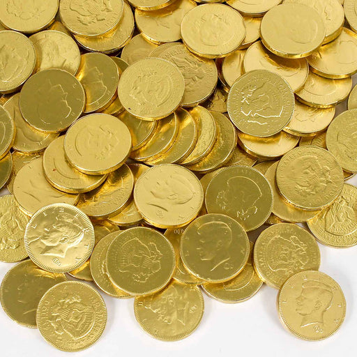 Chocolate Coins - Half Dollars 1.5" (100 PACK)