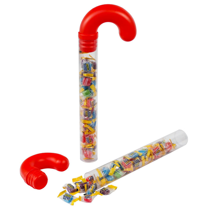 Filled Christmas Candy Cane - Jolly Ranchers 16"