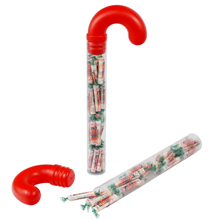 Filled Christmas Candy Cane - Smarties X-treme Sour 16"