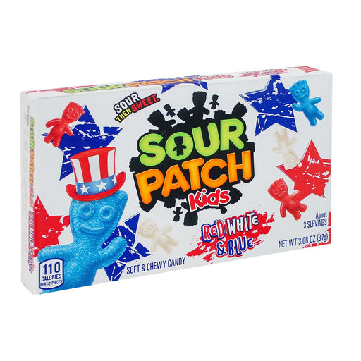 Sour Patch Kids Red White & Blue Candy 3.08 oz