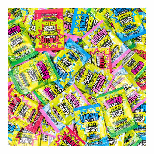 Sour Boulder Blast Popping Candy Bulk Bag 250 Count