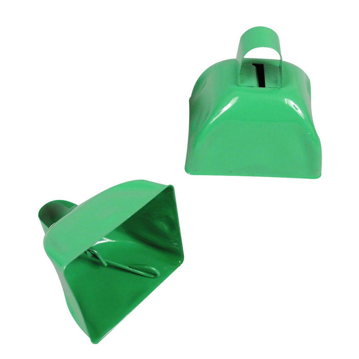 Metal Cowbell 3" Green (DZ)