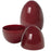 Empty Large Chocolate Brown Plastic Egg 6"