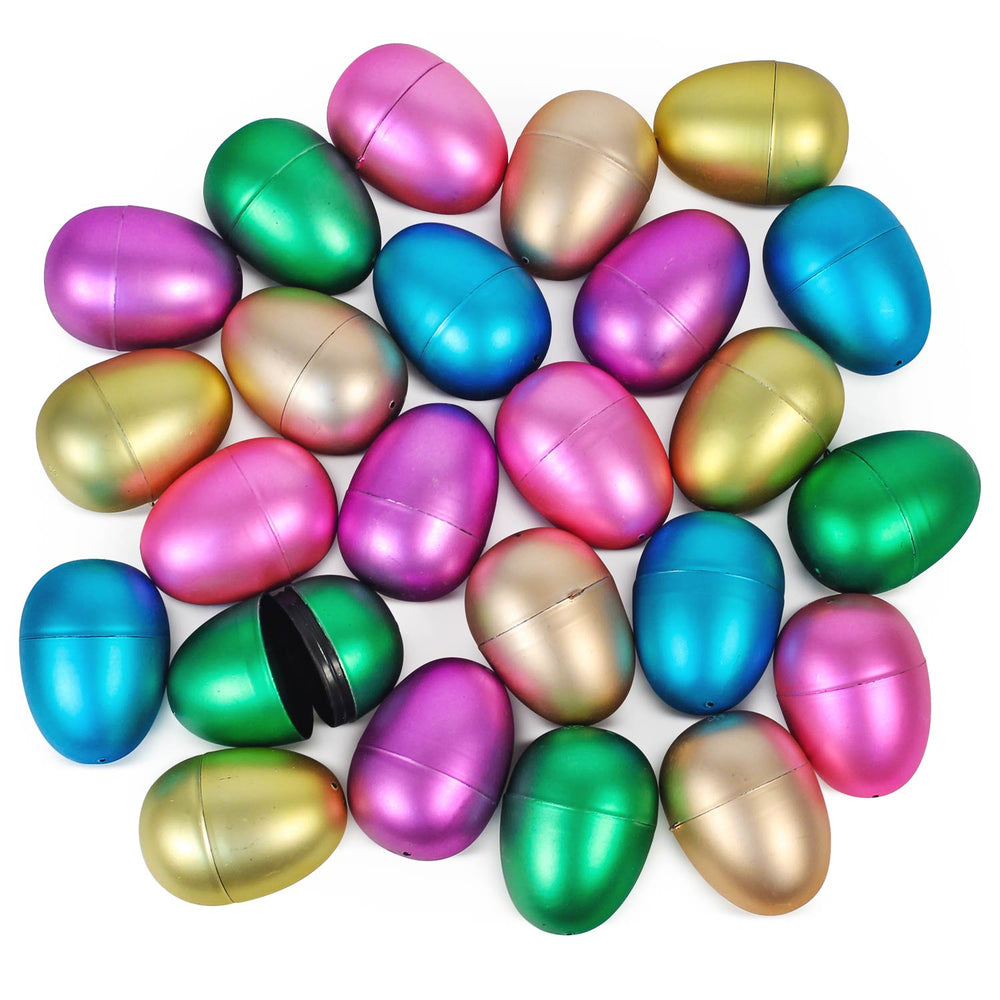 Metallic Eggs 2-1/3" (24 PACK)