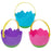 Cracked Egg Easter Basket Assorted 8"