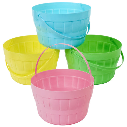 Plastic Easter Basket Assorted 8"