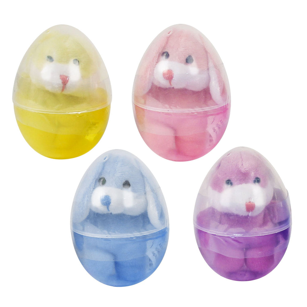 Plush Easter Bunny Egg Assorted 4"