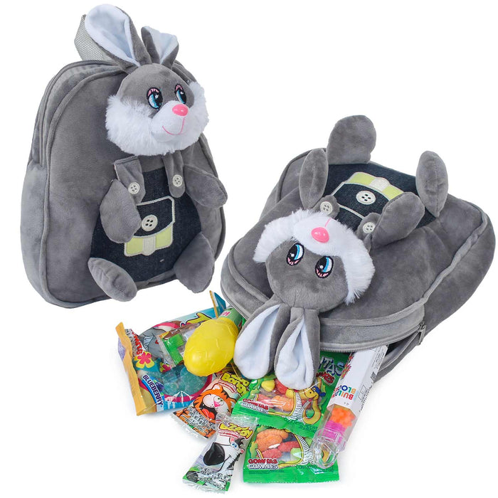 Filled Small Bunny Backpack 11"