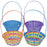 Easter Basket Vinyl Assorted 13"