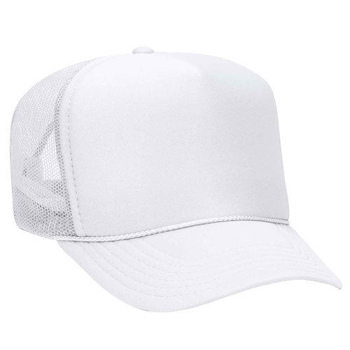 Polyester Foam Front 5-Panel Trucker Hats (Pack of 12)