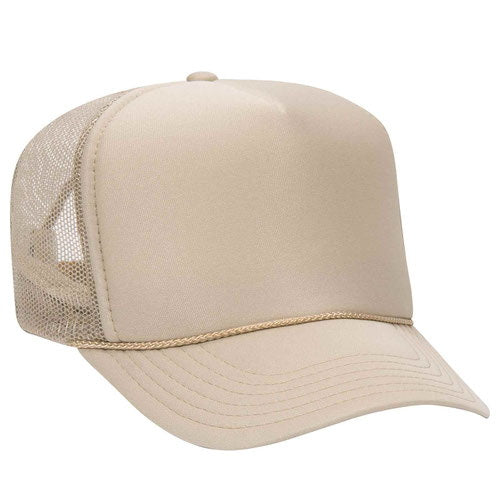 Polyester Foam Front 5-Panel Trucker Hats (Pack of 12)