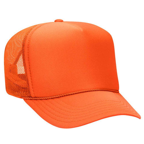 Polyester Foam Front 5-Panel Trucker Hats (Pack of 12)