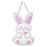 Easter Bunny Felt Door Hanger 21"