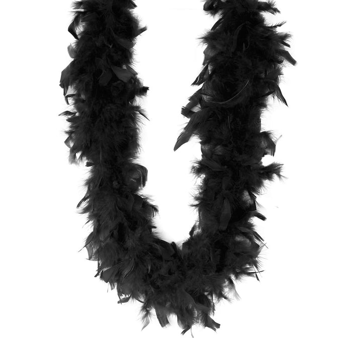 Feather Boa - 6' Chandelle 60 Gr Black