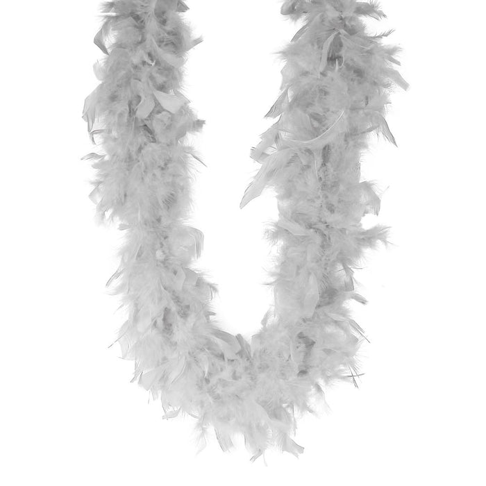 Feather Boa - 6' Chandelle 60 Gr White