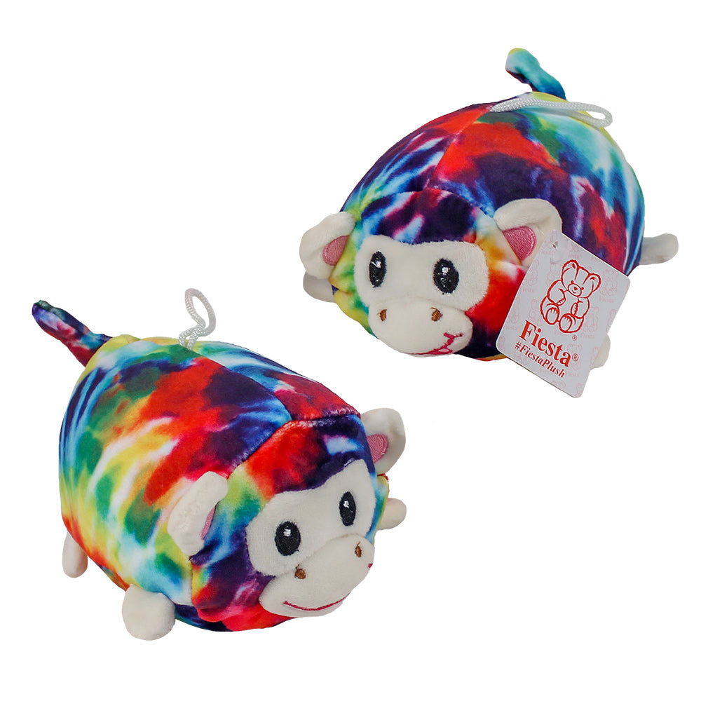 Plush Mona Tie-Dye Monkey 6" (DZ)