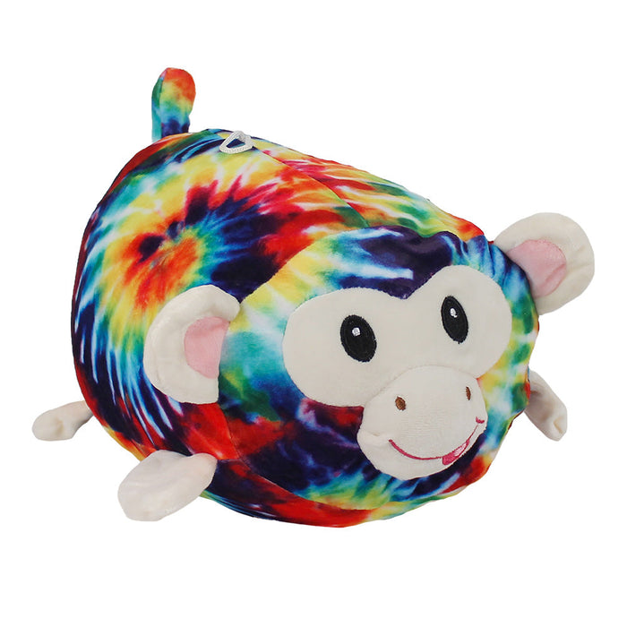 Plush Mona Tie-Dye Monkey 10"