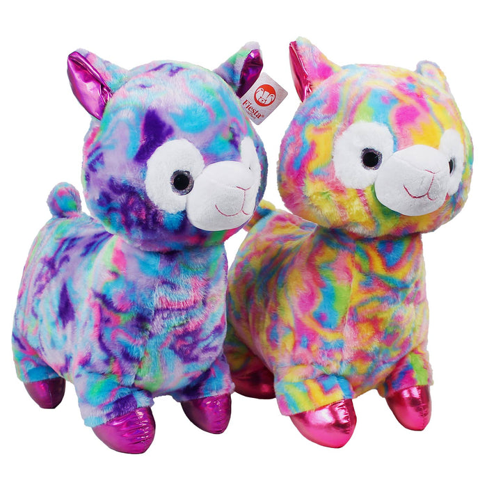 Plush Psychedelic Llama 23.5"