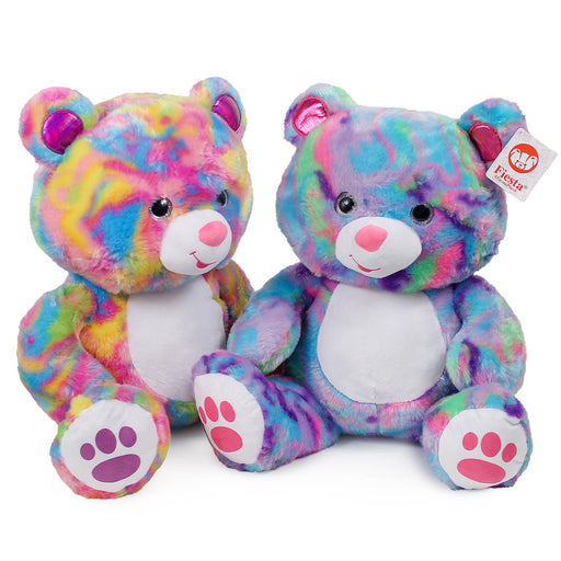 Plush Psychedelic Bear 18.5"