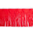 Float Drape - Vinyl Fringed 15" x 10' Red