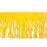 Float Drape - Vinyl Fringed 15" x 10' Yellow