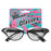 Retro Rhinestone Glasses - Black