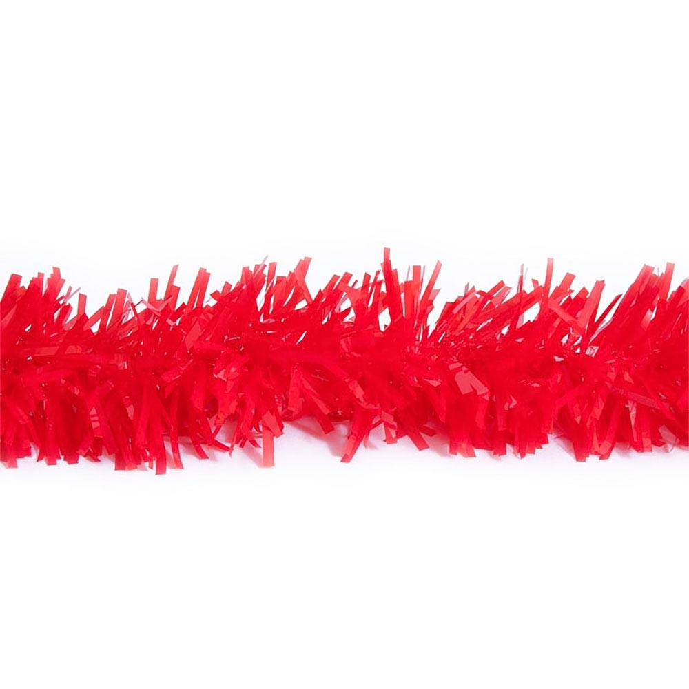 Float Twist - Vinyl Fringed 3" x 25' Red