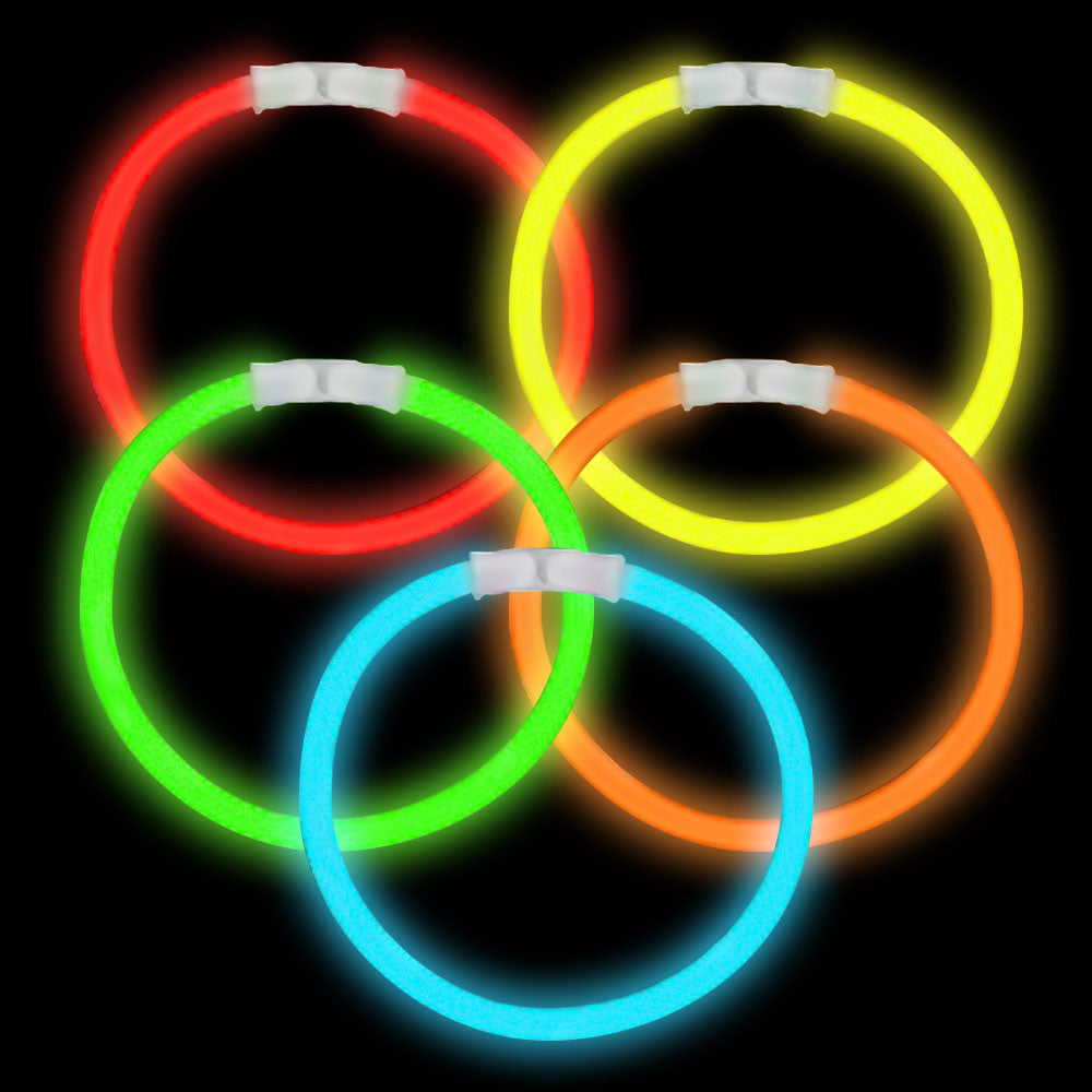 Glow Bracelets 8" Asst (50 PACK)