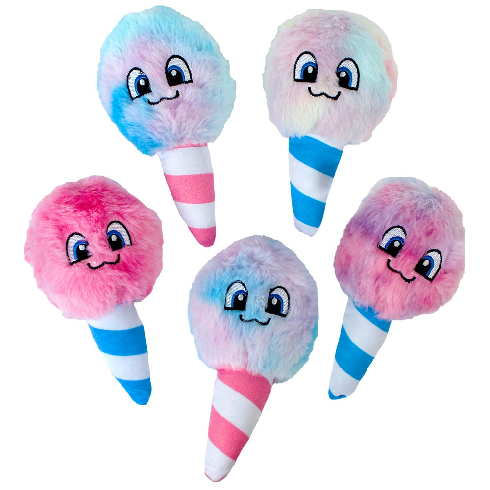 Plush Smiley Cotton Candy 6.5" (DZ)