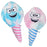 Plush Smiley Cotton Candy Assorted 24"