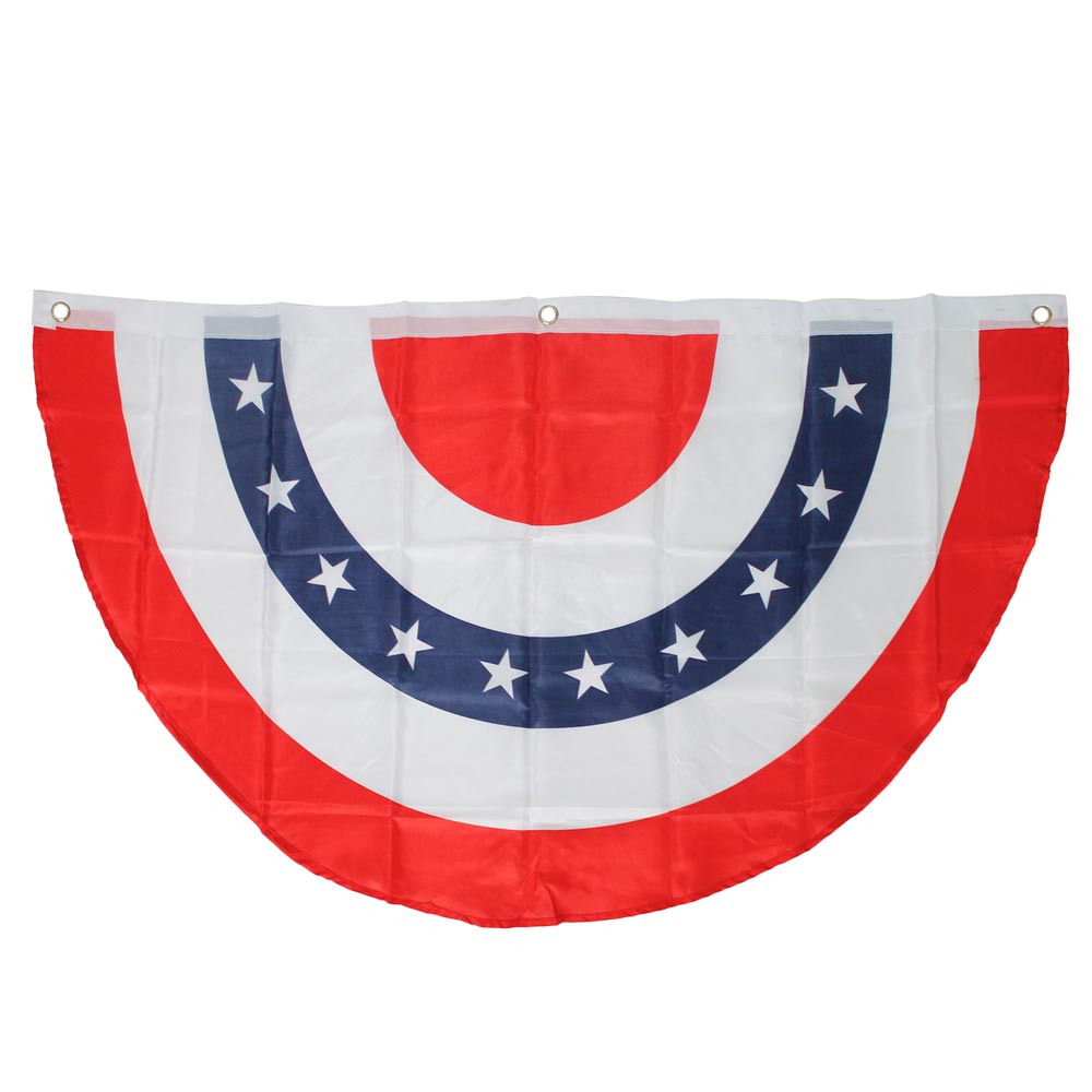 Bunting - Patriotic Polyester  20" x 36"