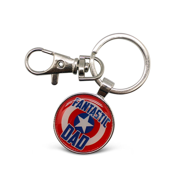 Dad Enamel Keychain