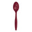 Plastic Spoons - Burgundy (24 PACK)