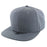 Kamel 301 6 Panel Solid Flat Brim Hat