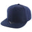 Kamel 301 6 Panel Solid Flat Brim Hat