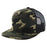 KAMEL 707 100% WASHED CAMO 7 Panel Flat  Adjustable Snapback Mesh Trucker Cap