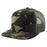 KAMEL 707 100% WASHED CAMO 7 Panel Flat  Adjustable Snapback Mesh Trucker Cap