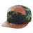 Kamel 707 7 panel PU Leather Camo Flat Adustable SnapBack Hat