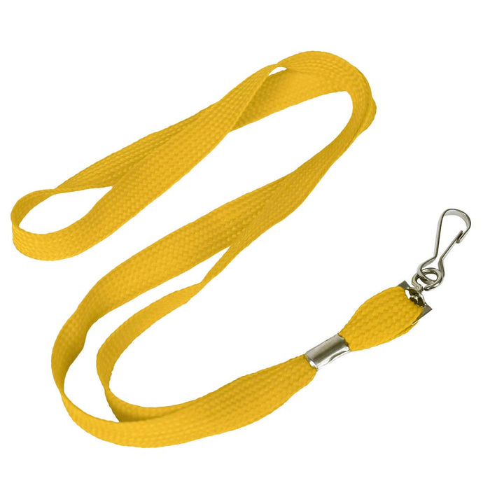 Cloth Lanyard Yellow 19" (DZ)