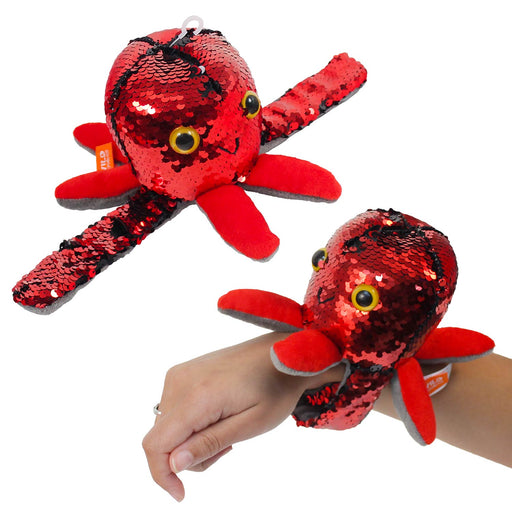 Plush Sequin Octopus Hugger 4"