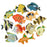 Vinyl Tropical Toy Fish Assortment 2-1/4" (DZ)