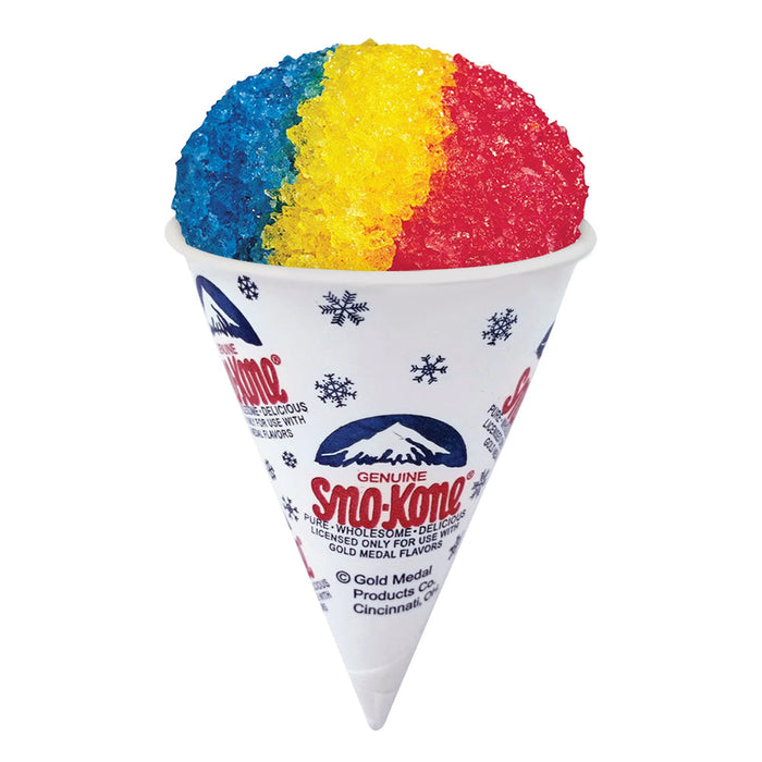 Snow Cone Paper Cones 6 oz. (200 PACK)