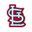 St. Louis Cardinals Flexible Logo Magnet 3.25"